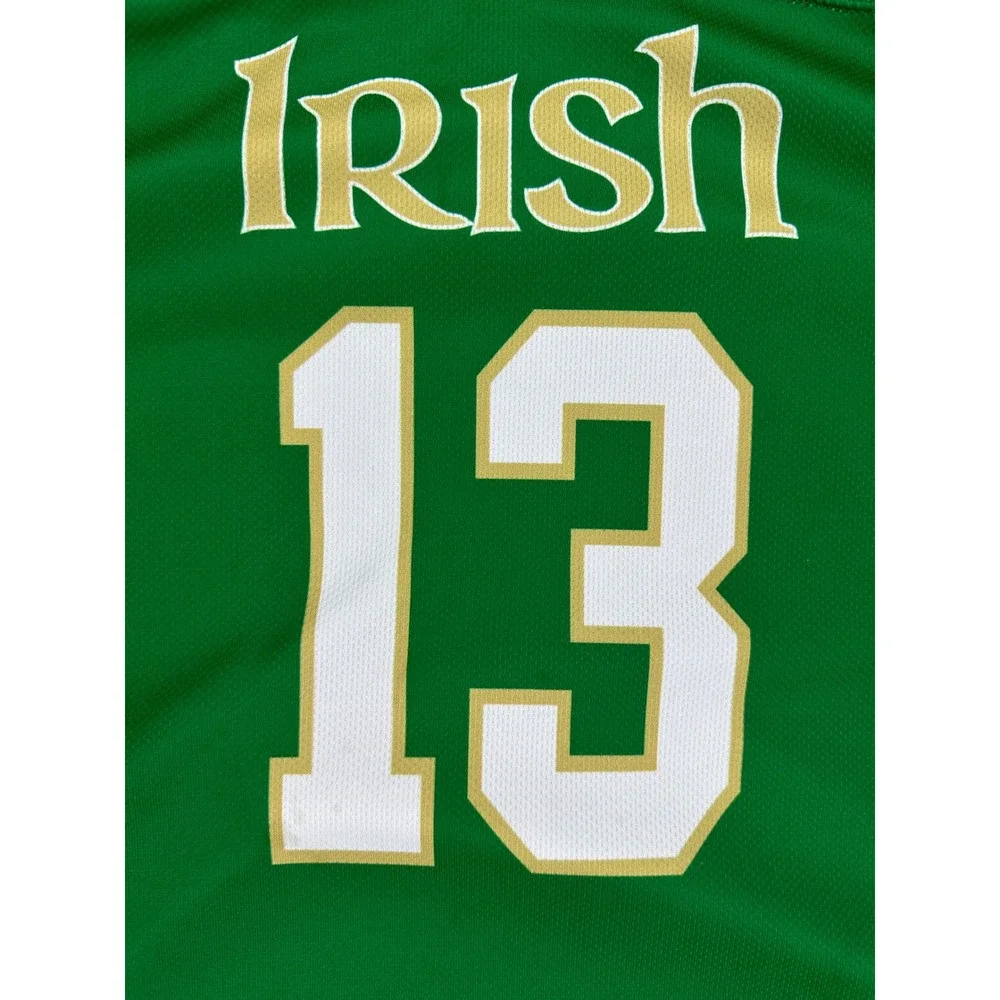 Adidas Notre Dame Fighting Irish 13 Football Jersey Mens Large Green NCAA Fan